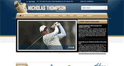 Desktop Screenshot of nicholasthompsongolf.com